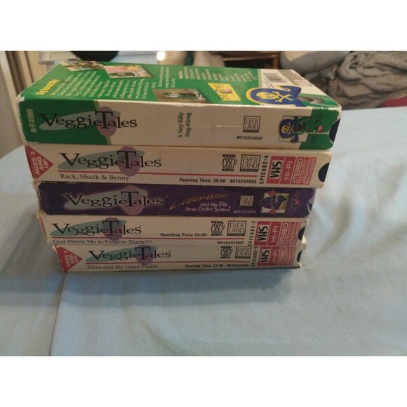 VeggieTales VHS Tapes Lot Of 5.  Big Idea.  Lot E - Picture 4 of 6